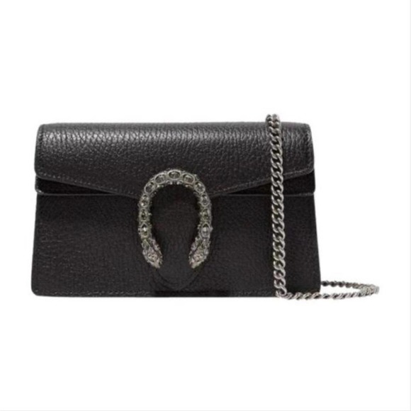 GUCCI Dionysus super mini crystal embellished leather bag - Picture 1 of 6
